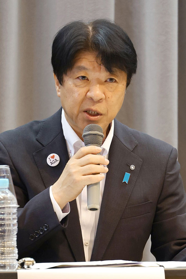 神田一秋・阿賀町長