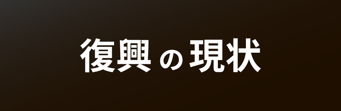 復興の現状　石川県輪島市・珠洲市