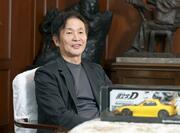 
インタビューに答えるしげの秀一さん＝東京都
