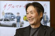 「頭文字Ｄ」を語るしげの秀一さん＝東京都