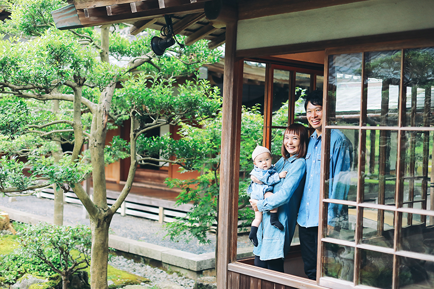 中村 加奈子さん 康朗さん 凜ちゃん ０歳 にいがた びより 北方文化博物館 Premium 親子写真撮影会 びよりsnap 新潟日報デジタルプラス
