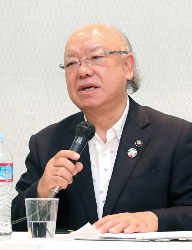 久住時男・見附市長